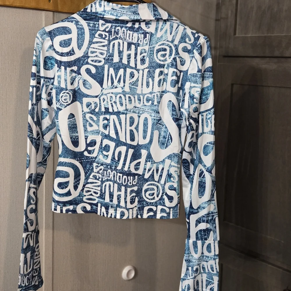 ***SIMPLEE  Long Sleeve  Collar Shirt - Picture 4 of 9